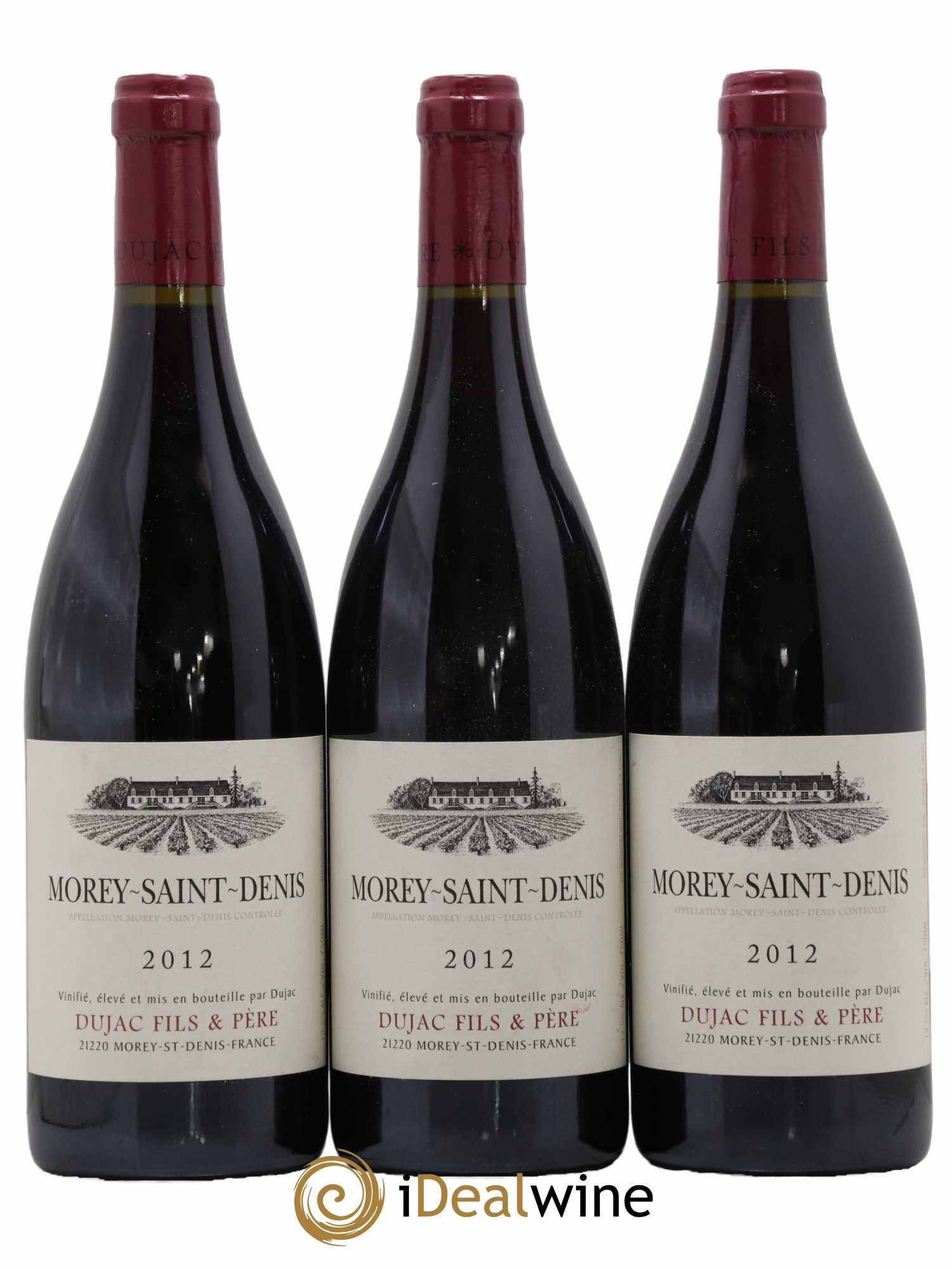Morey Saint-Denis Dujac Fils et Père 2012 - Lot de 3 bouteilles - 0