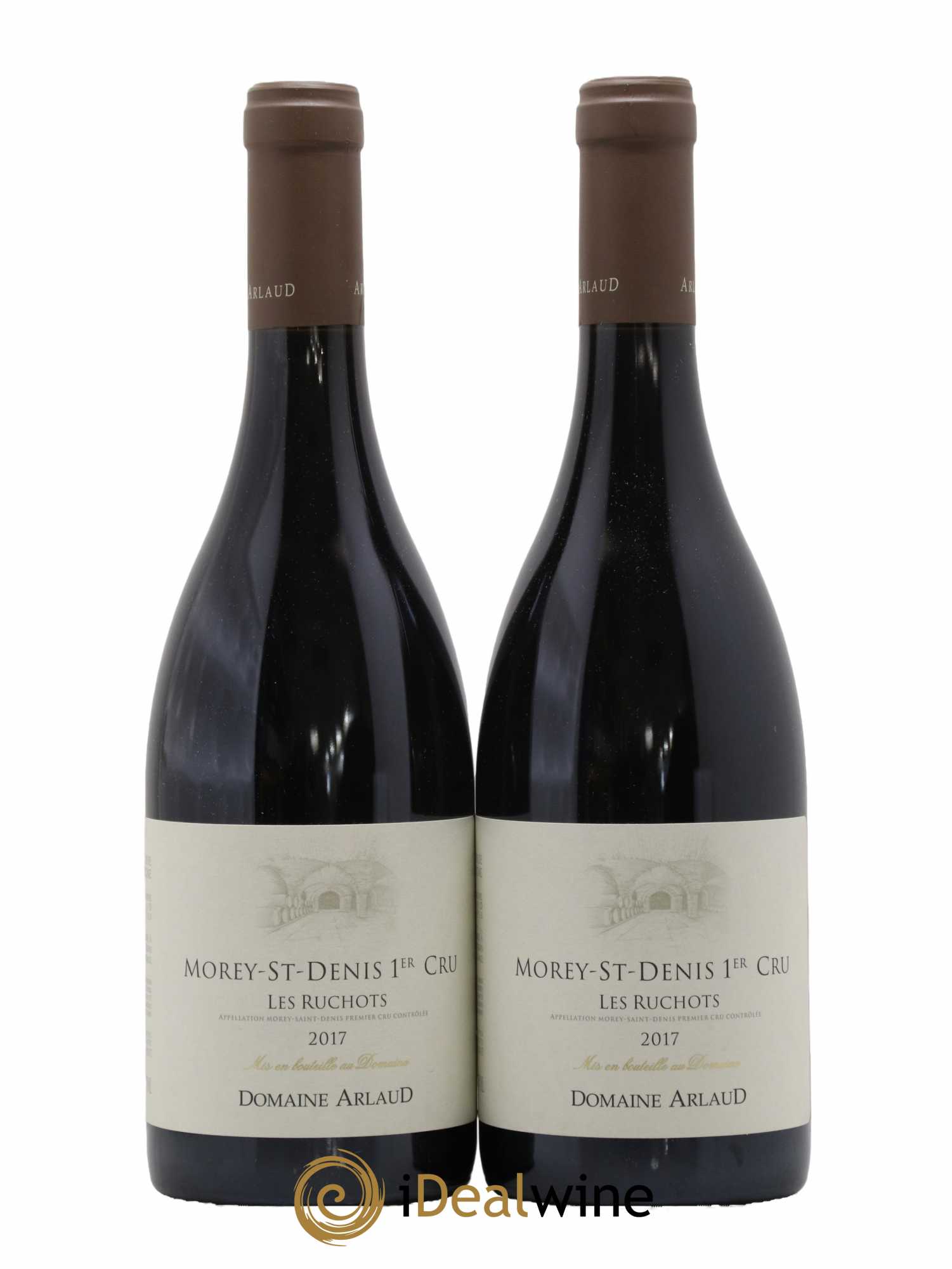 Morey-Saint-Denis 1er Cru Les Ruchots Arlaud 2017 - Lot de 2 bouteilles - 0