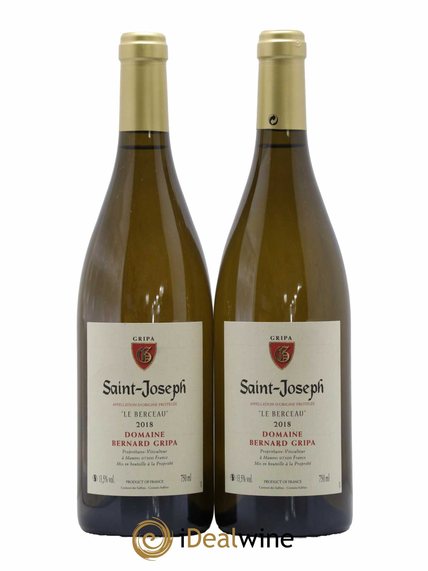 Saint-Joseph Le Berceau Bernard Gripa (Domaine) 2018 - Lot de 2 bouteilles - 0