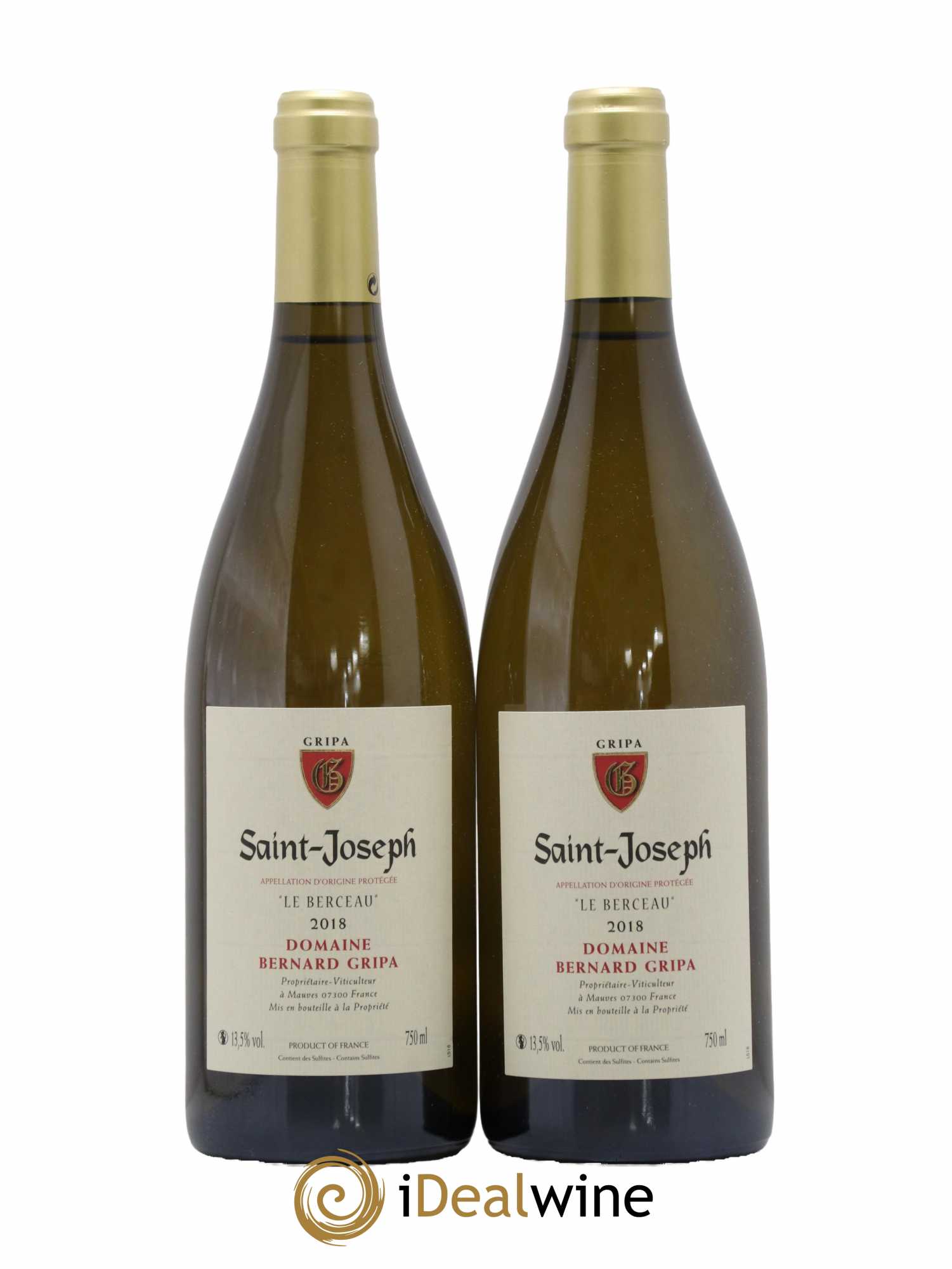 Saint-Joseph Le Berceau Bernard Gripa (Domaine) 2018 - Lot de 2 bouteilles - 0