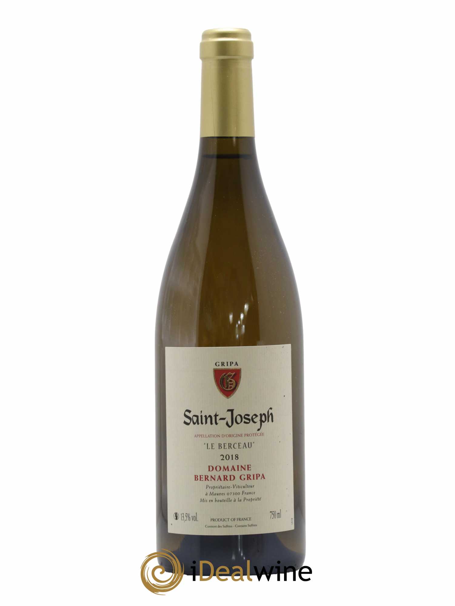 Saint-Joseph Le Berceau Bernard Gripa (Domaine) 2018 - Lot de 1 bouteille - 0