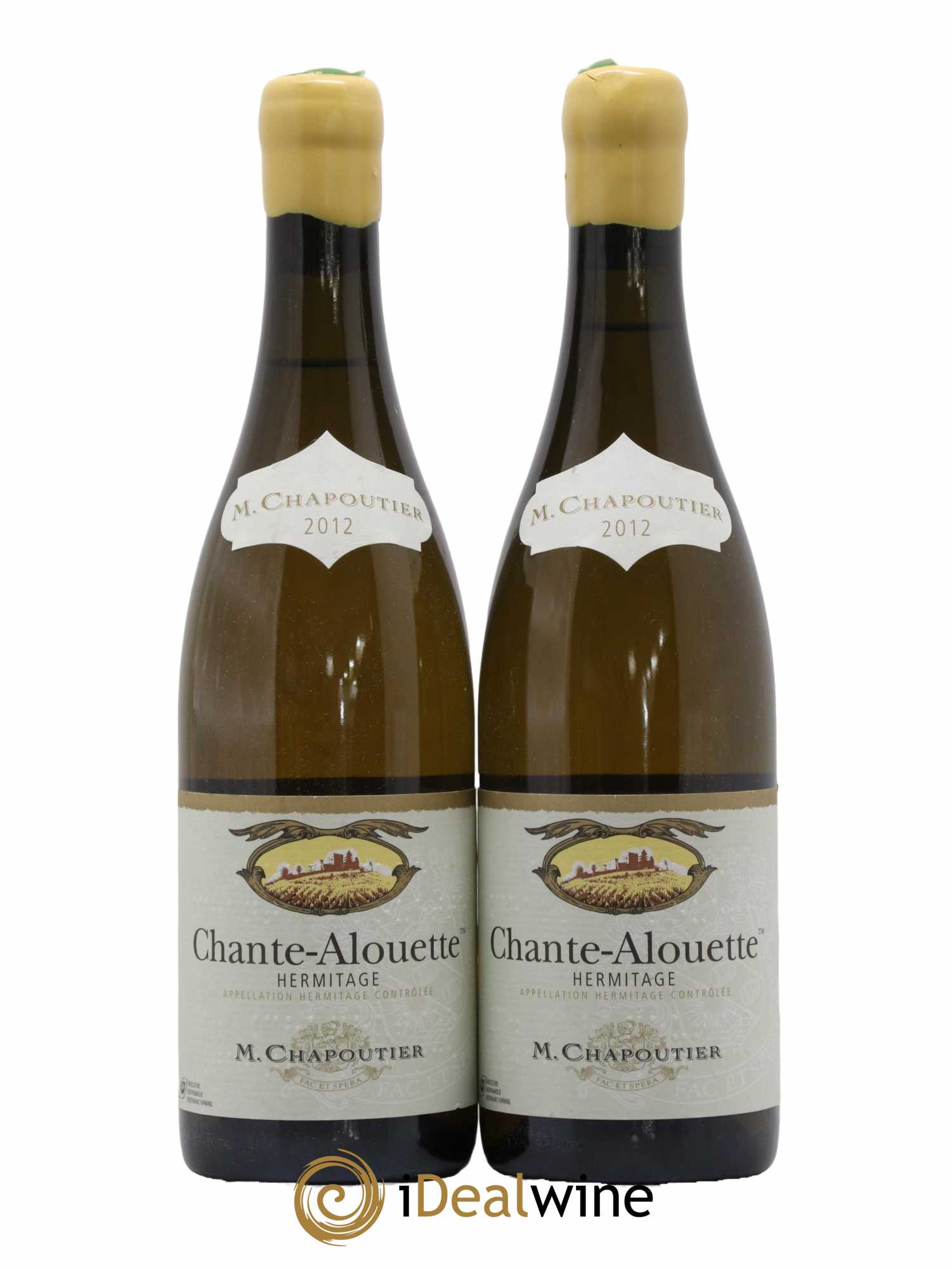 Hermitage Chante Alouette Chapoutier 2012 - Lot de 2 bouteilles - 0