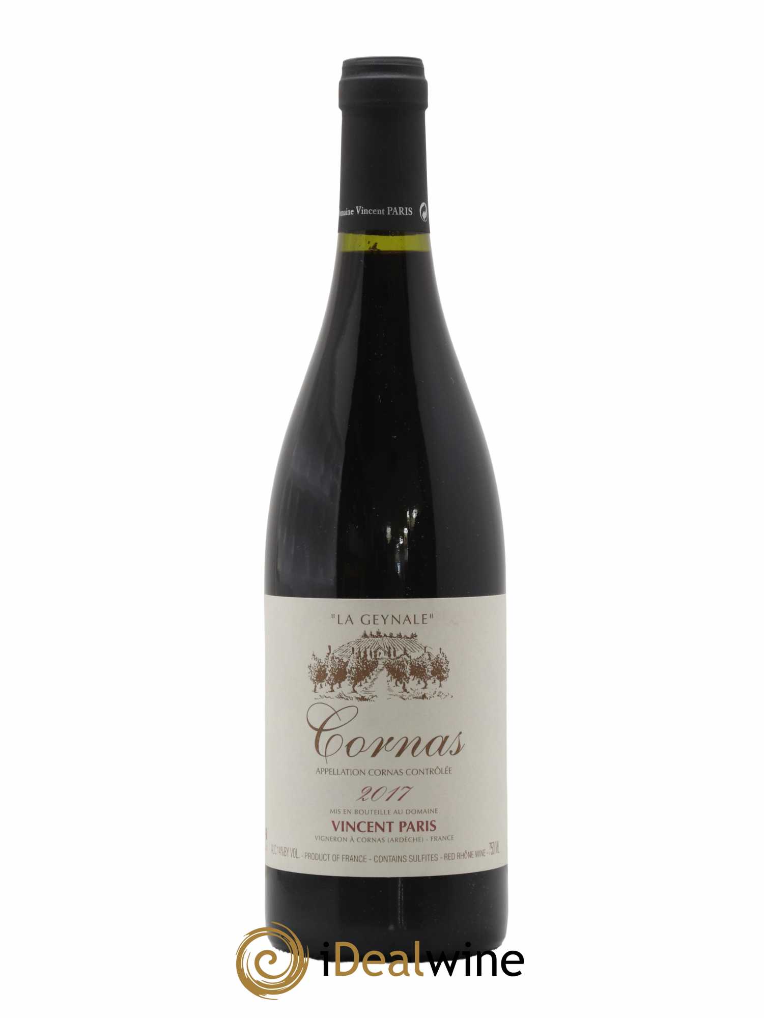 Cornas La Geynale Vincent Paris 2017 - Lot de 1 bouteille - 0