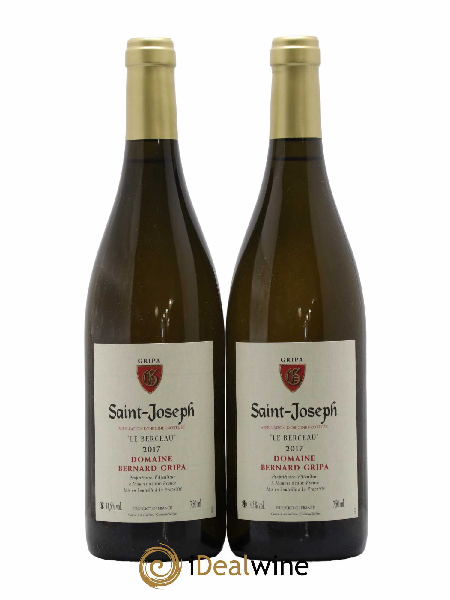 Saint-Joseph Le Berceau Bernard Gripa (Domaine) 2017 - Lot de 2 bouteilles - 0