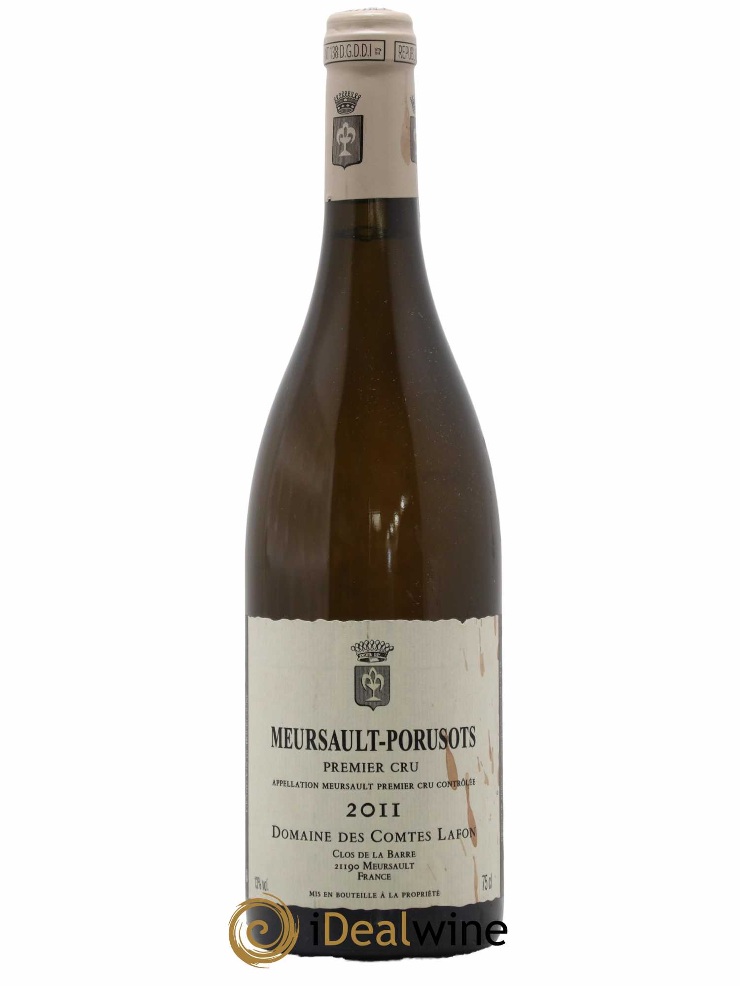 Meursault 1er Cru Porusots Comtes Lafon (Domaine des) 2011 - Lot de 1 bouteille - 0