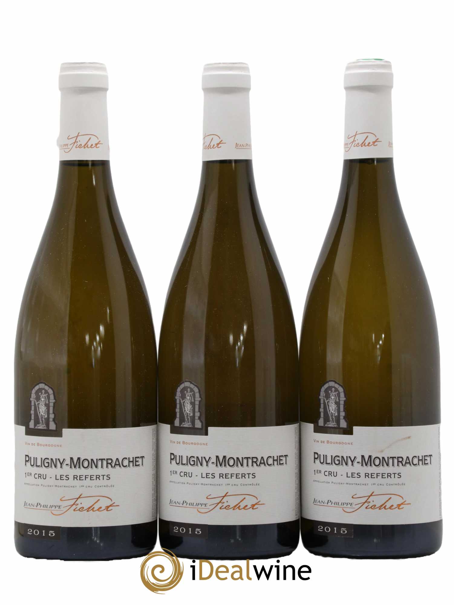 Puligny-Montrachet 1er Cru Les Referts Jean-Philippe Fichet 2015 - Lot de 3 bouteilles - 0