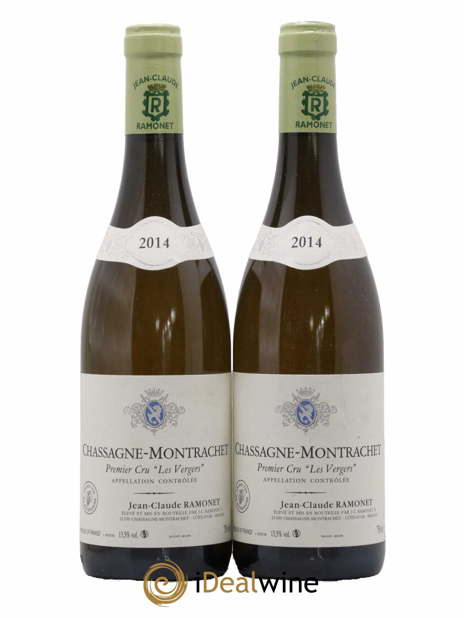 Chassagne-Montrachet 1er Cru Les Vergers Ramonet (Domaine) 2014 - Lot de 2 bouteilles - 0
