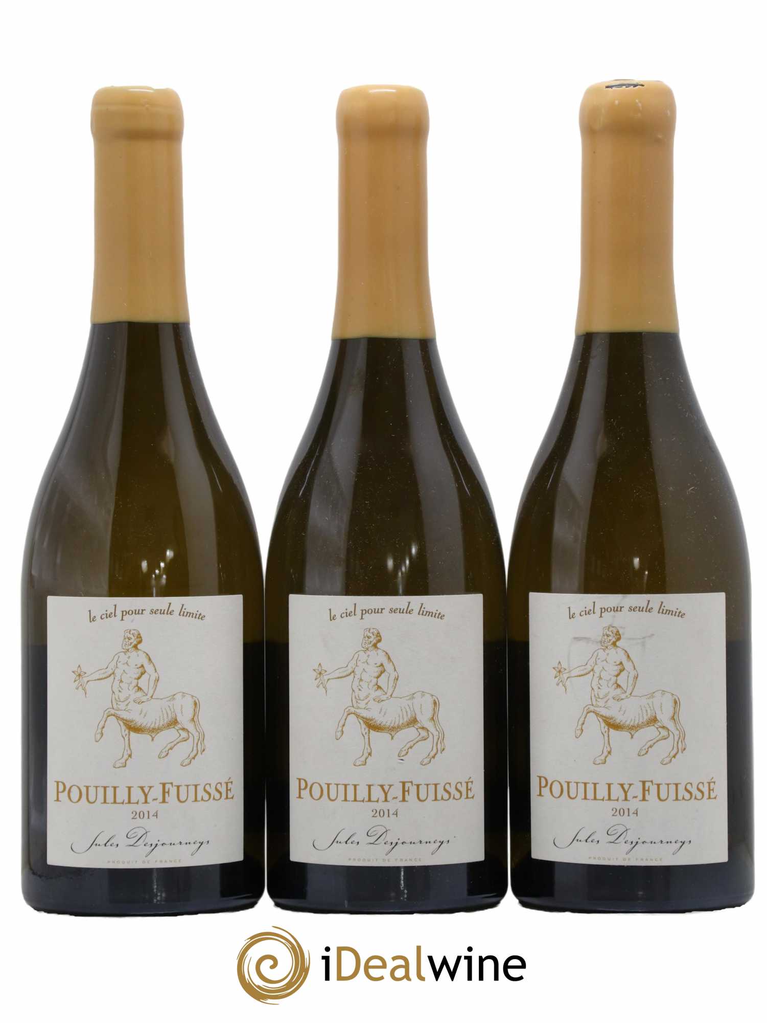 Pouilly-Fuissé Jules Desjourneys 2014 - Lot de 3 bouteilles - 0