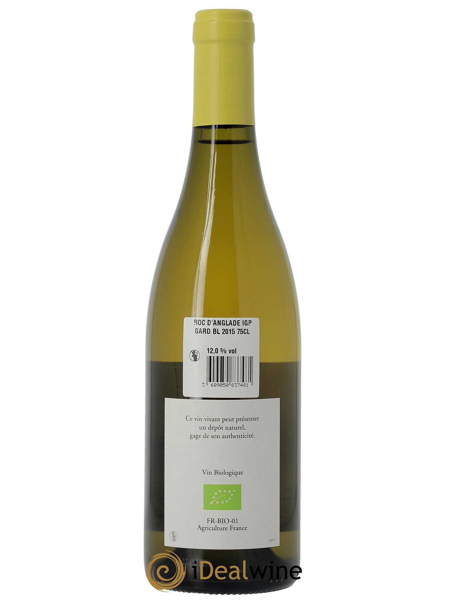 Gard Roc d'Anglade Rémy Pédréno 2015 - Lot de 1 bouteille - 1
