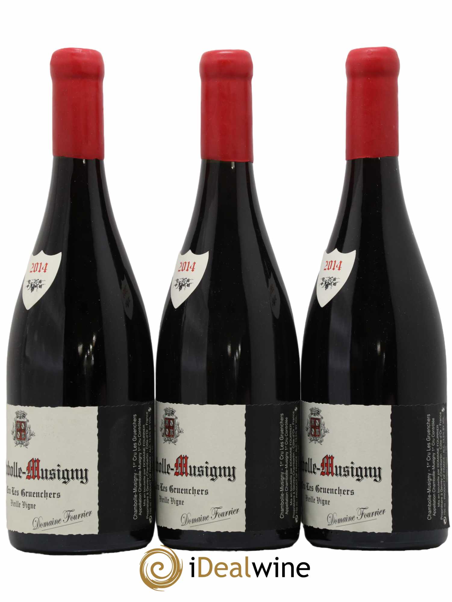 Chambolle-Musigny 1er Cru Les Gruenchers Vieille Vigne Fourrier (Domaine) 2014 - Lot de 3 bouteilles - 1