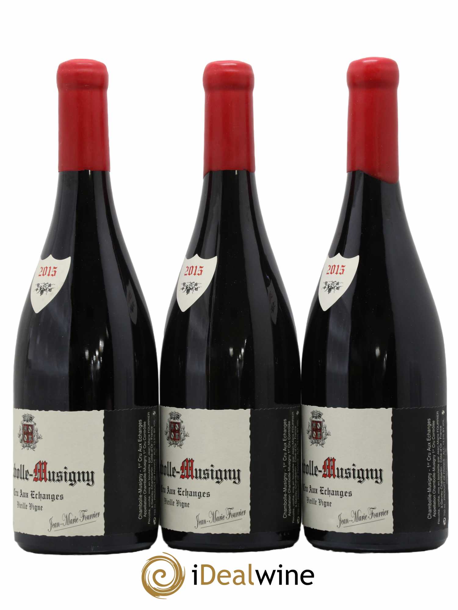 Chambolle-Musigny 1er Cru Aux Echanges Vieille Vigne Fourrier (Domaine) 2015 - Lot de 3 bouteilles - 1