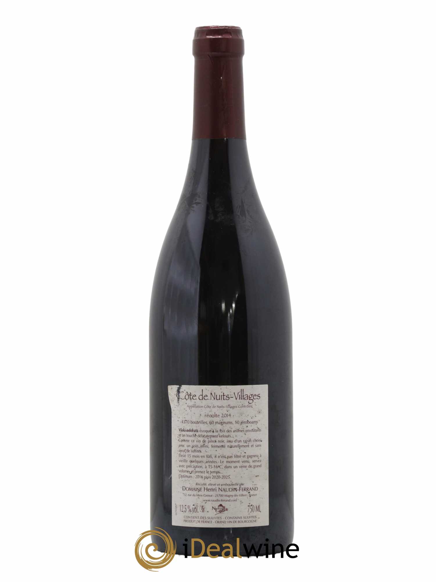 Côte de Nuits-Villages Viola Odorata Vieilles Vignes Naudin Ferrand 2014 - Lot de 1 bouteille - 1