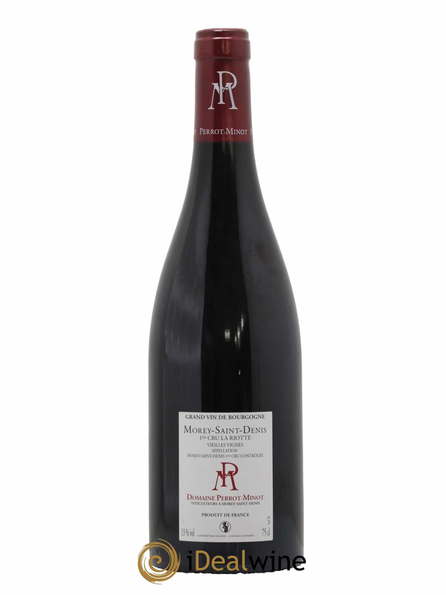 Morey-Saint-Denis 1er Cru La Riotte Vieilles Vignes Perrot-Minot 2017 - Lot de 1 bouteille - 1