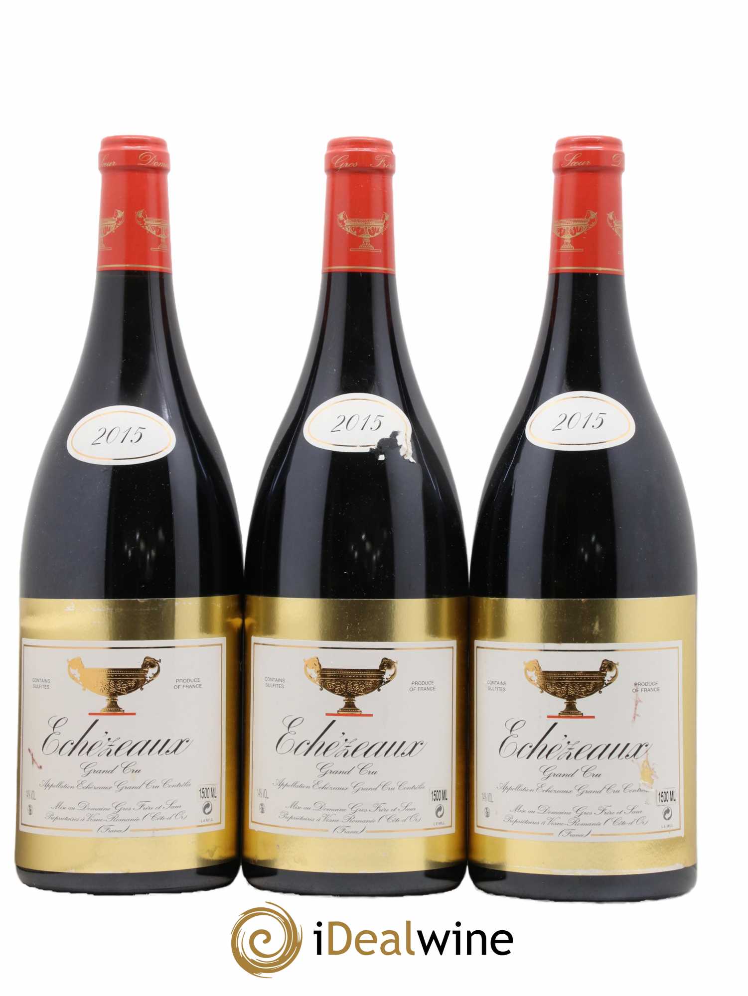 Echezeaux Grand Cru Gros Frère & Soeur 2015 - Lot de 3 magnums - 0