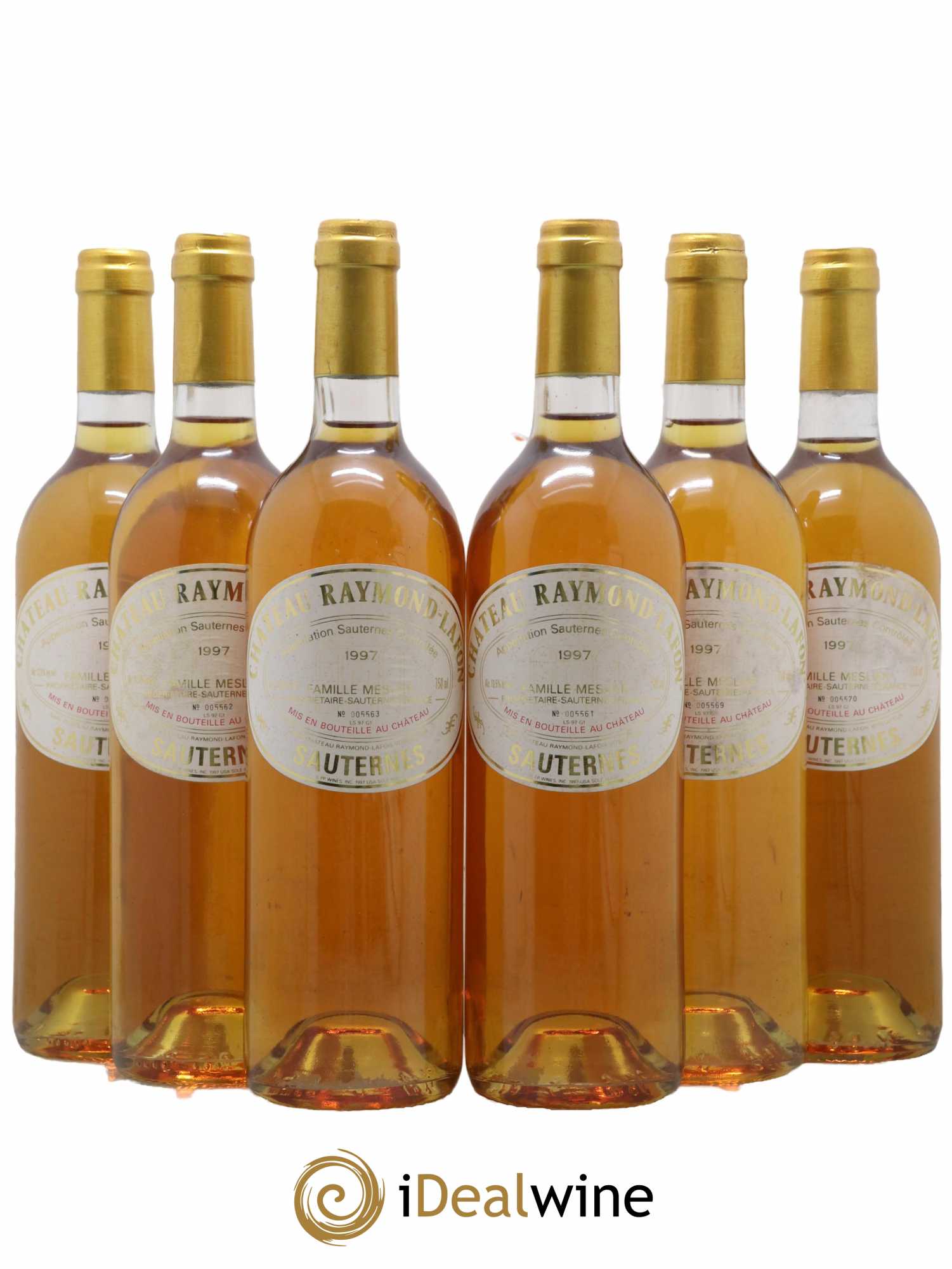 Château Raymond Lafon 1997 - Lotto di 6 bottiglie - 0