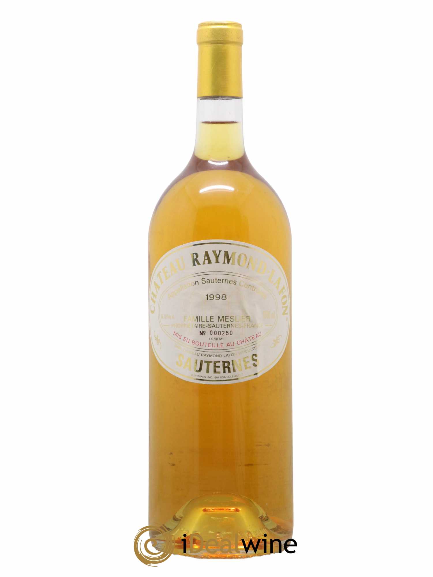 Château Raymond Lafon 1998 - Posten von 1 Magnum - 0
