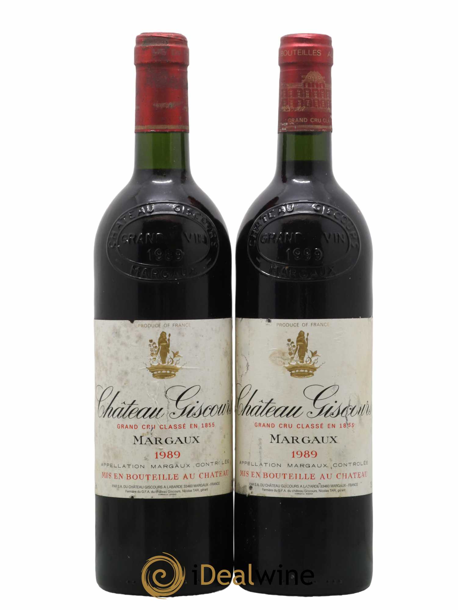 Château Giscours 3ème Grand Cru Classé 1989 - Lot de 2 bouteilles - 0
