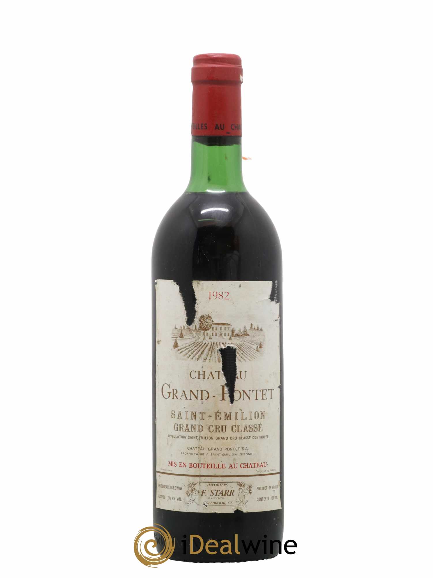 Château Grand Pontet Grand Cru Classé 1982 - Lot de 1 bouteille - 0