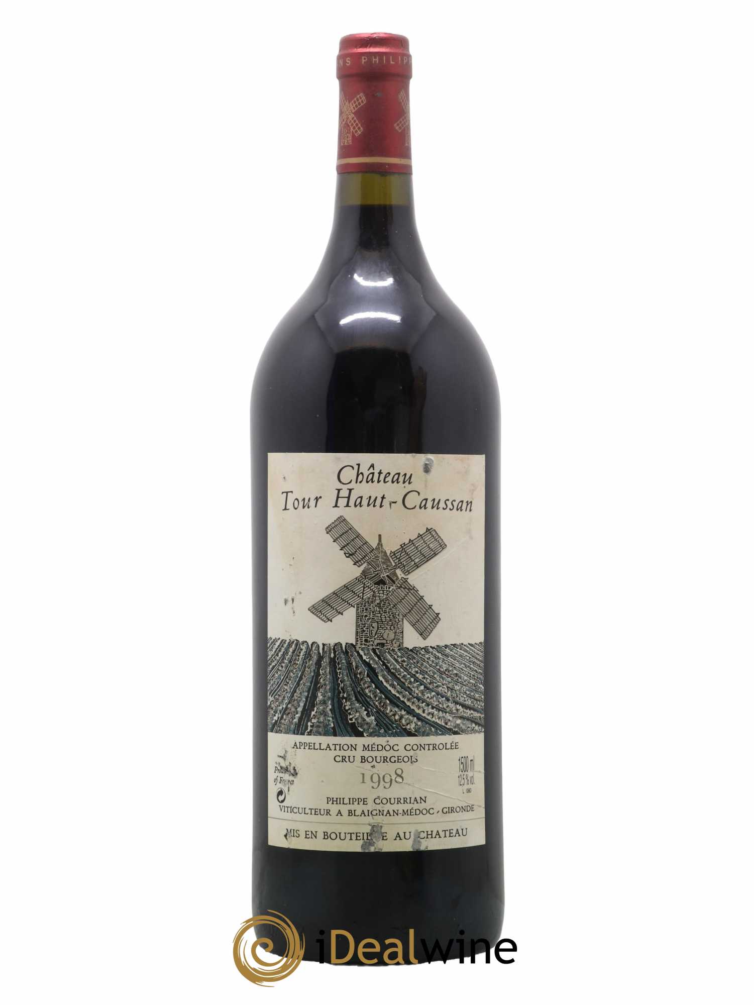 Château Tour Haut-Caussan Cru Bourgeois 1998 - Lot de 1 magnum - 0