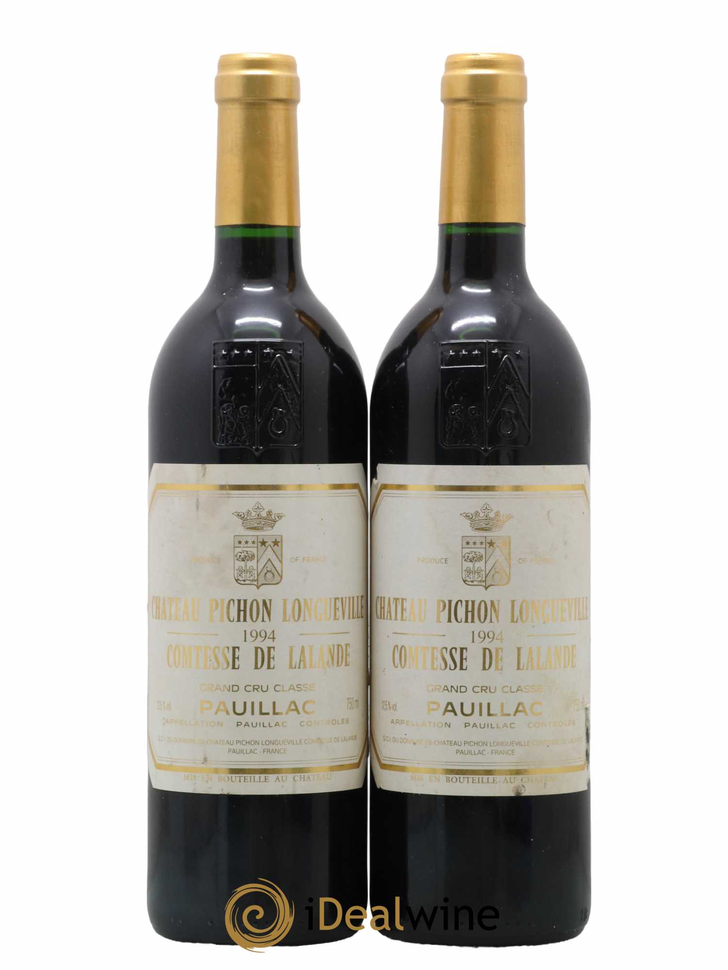 Château Pichon Longueville Comtesse de Lalande 2ème Grand Cru Classé 1994 - Lot de 2 bouteilles - 0