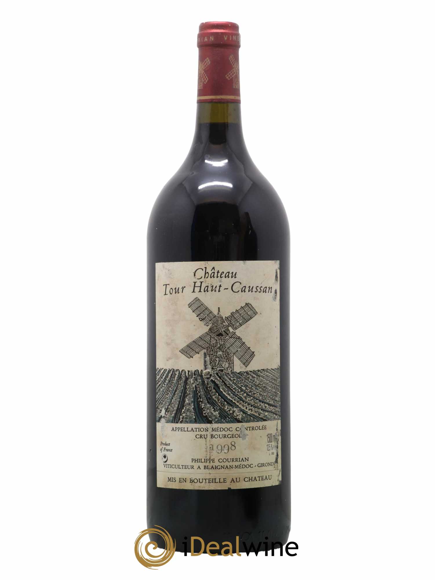 Château Tour Haut-Caussan Cru Bourgeois 1998 - Lot de 1 magnum - 0