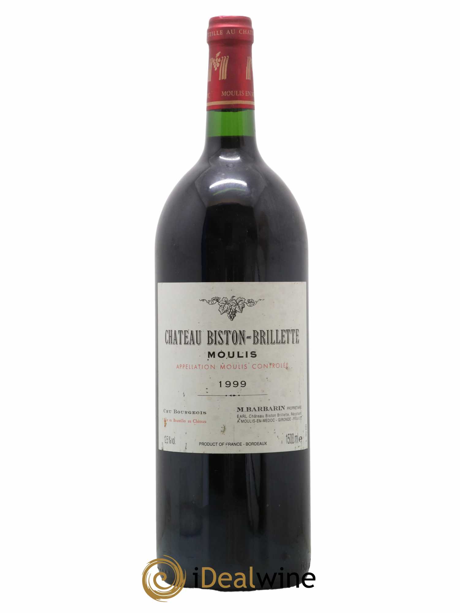 Château Biston Brillette 1999 - Lot de 1 magnum - 0