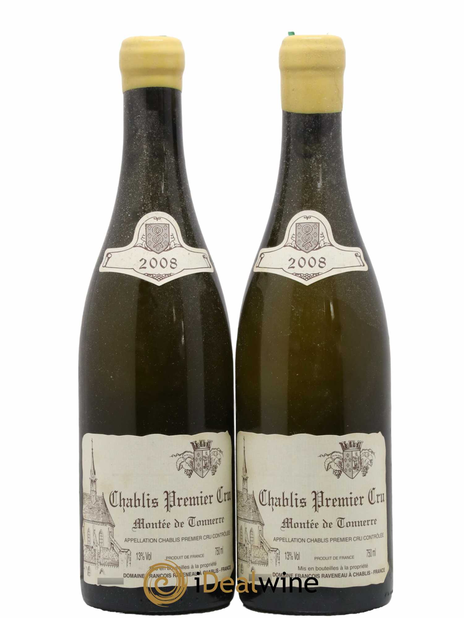 Chablis 1er Cru Montée de Tonnerre Raveneau (Domaine) 2008 - Lot de 2 bouteilles - 0
