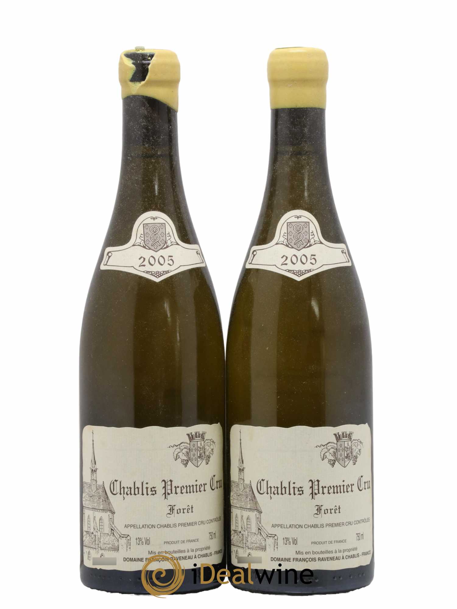 Chablis 1er Cru Forêt Raveneau (Domaine) 2005 - Lot de 2 bouteilles - 0