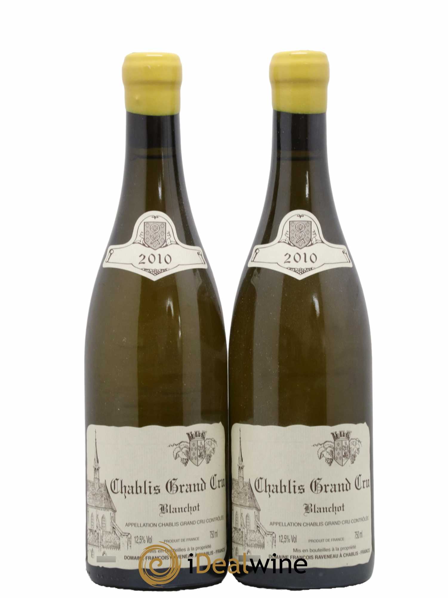 Chablis Grand Cru Blanchot Raveneau (Domaine) 2010 - Lot de 2 bouteilles - 0