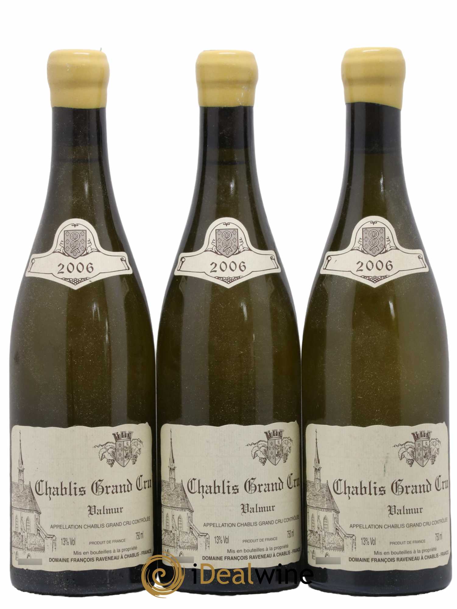 Chablis Grand Cru Valmur Raveneau (Domaine) 2006 - Lot de 3 bouteilles - 0
