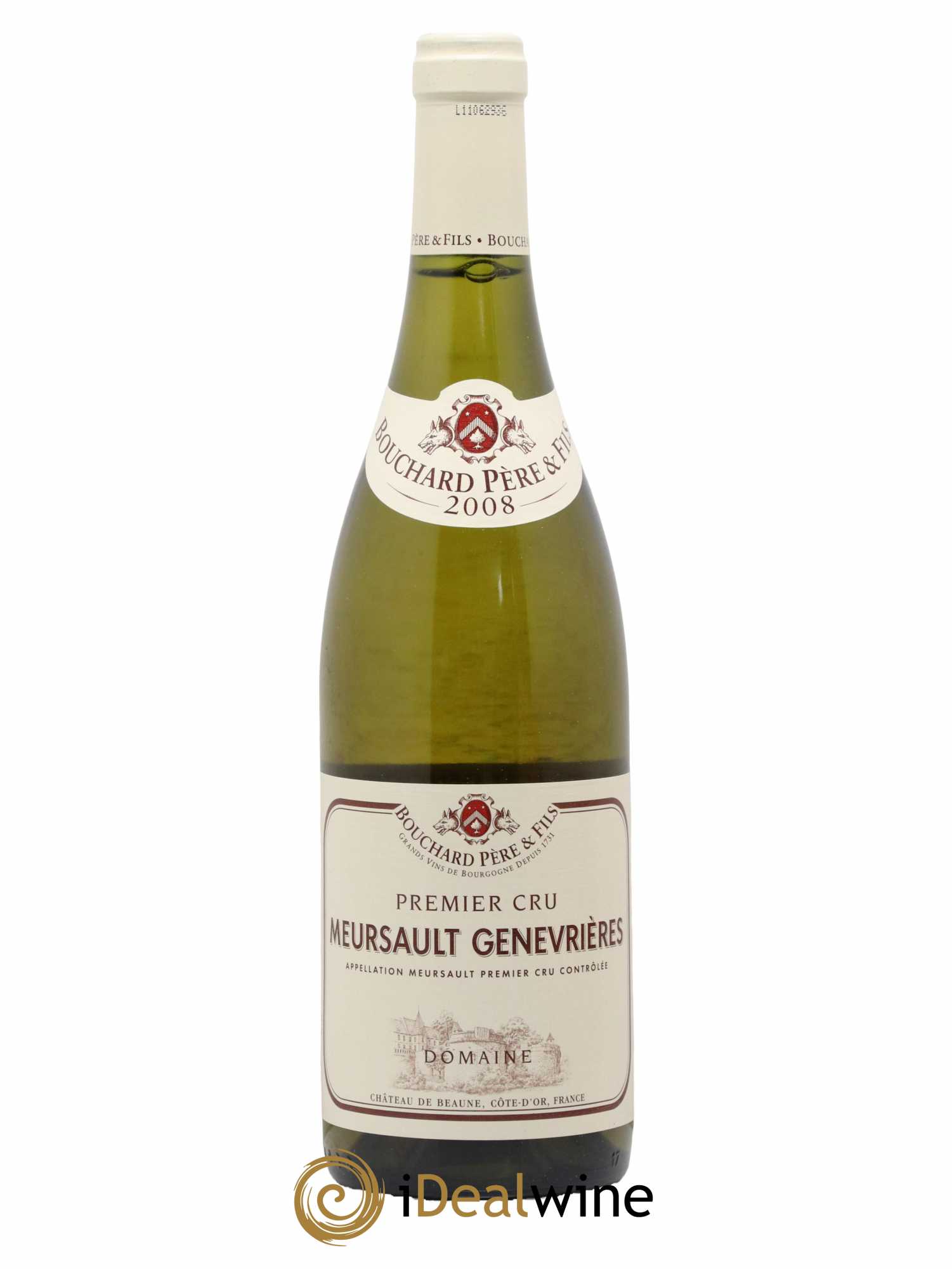 Meursault 1er Cru Genevrières Bouchard Père & Fils 2008 - Lot de 1 bouteille - 0