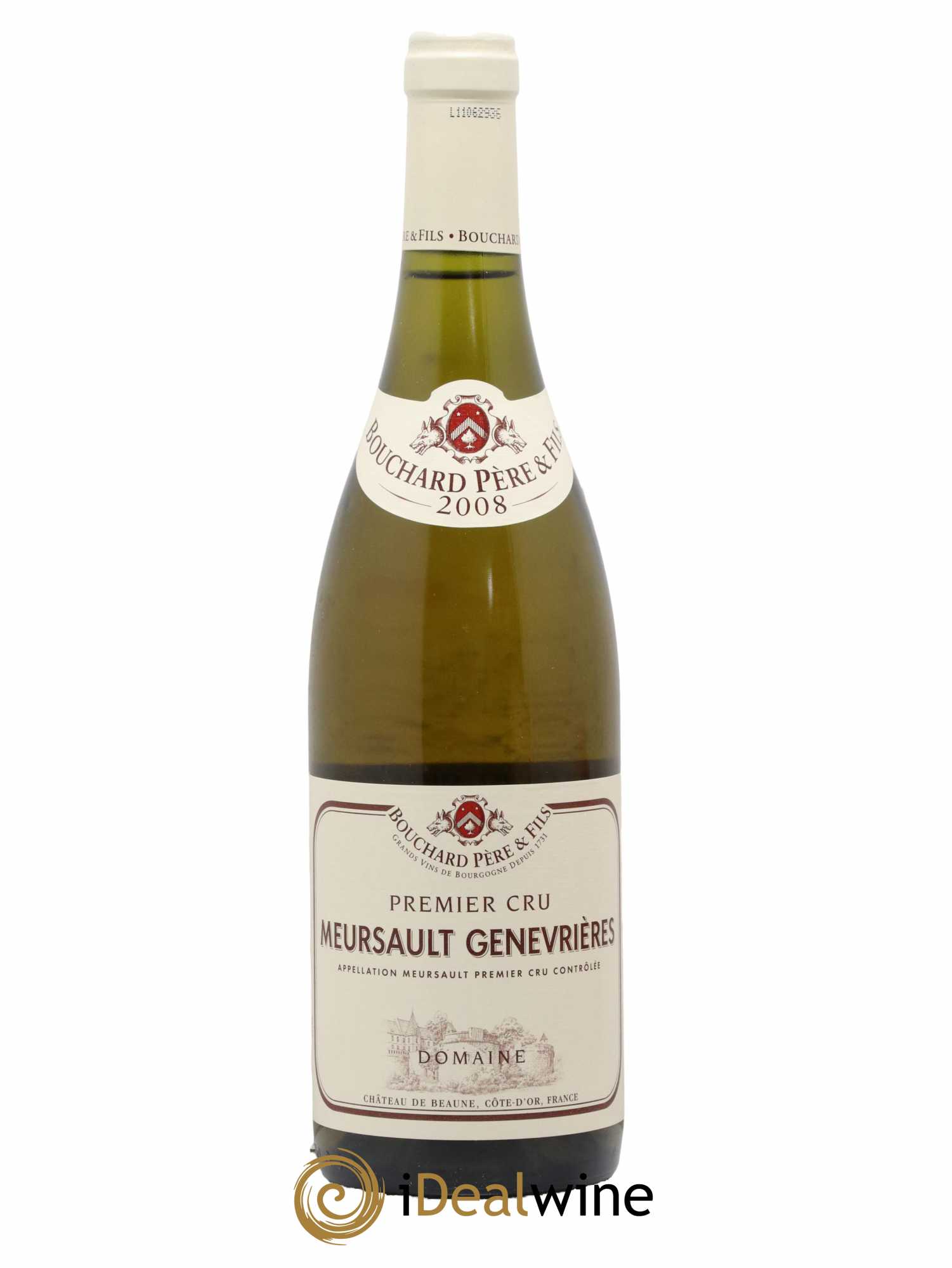 Meursault 1er Cru Genevrières Bouchard Père & Fils 2008 - Lot de 1 bouteille - 0