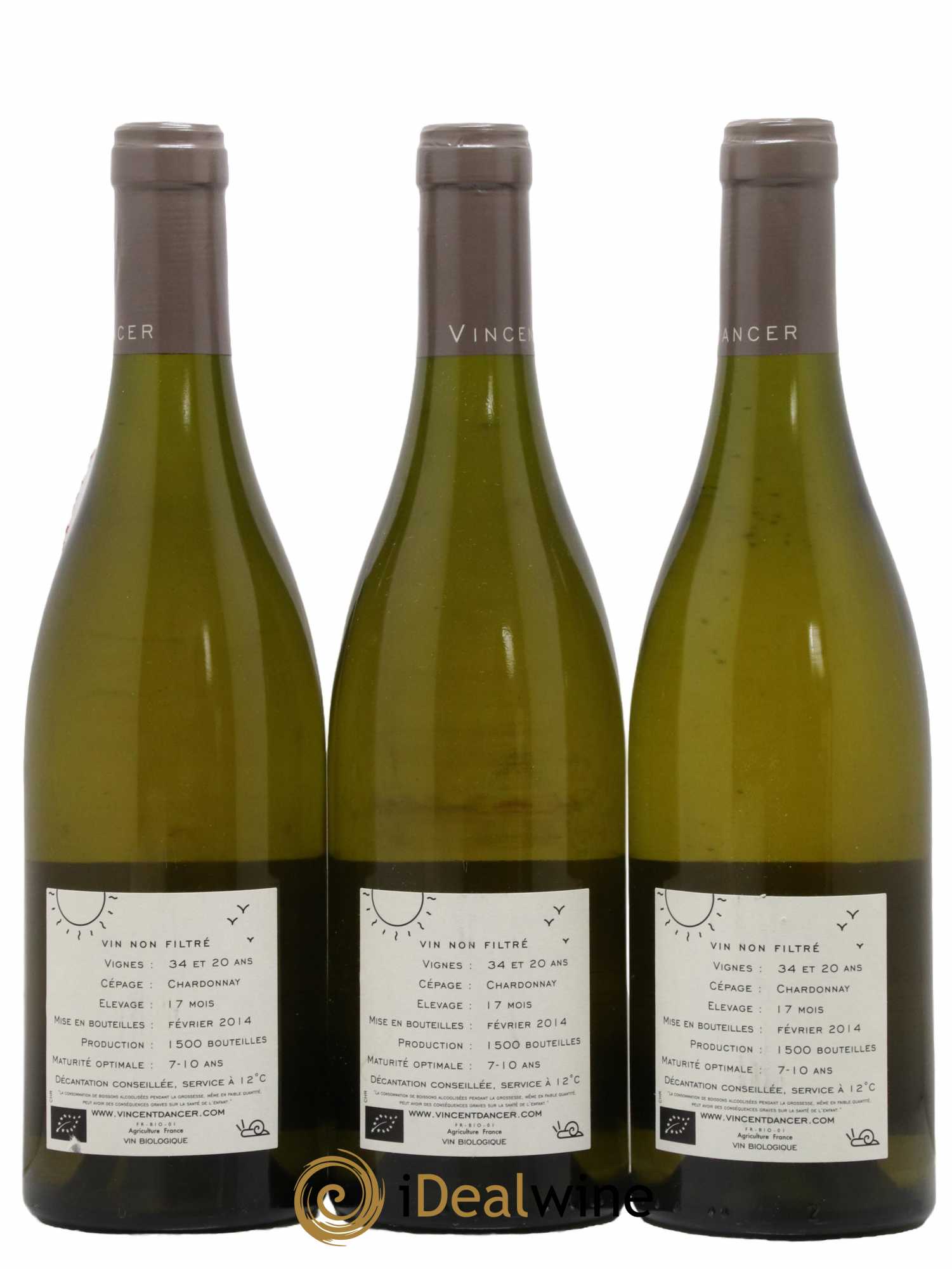 Chassagne-Montrachet 1er Cru La Romanée Vincent Dancer 2012 - Lot de 3 bouteilles - 1