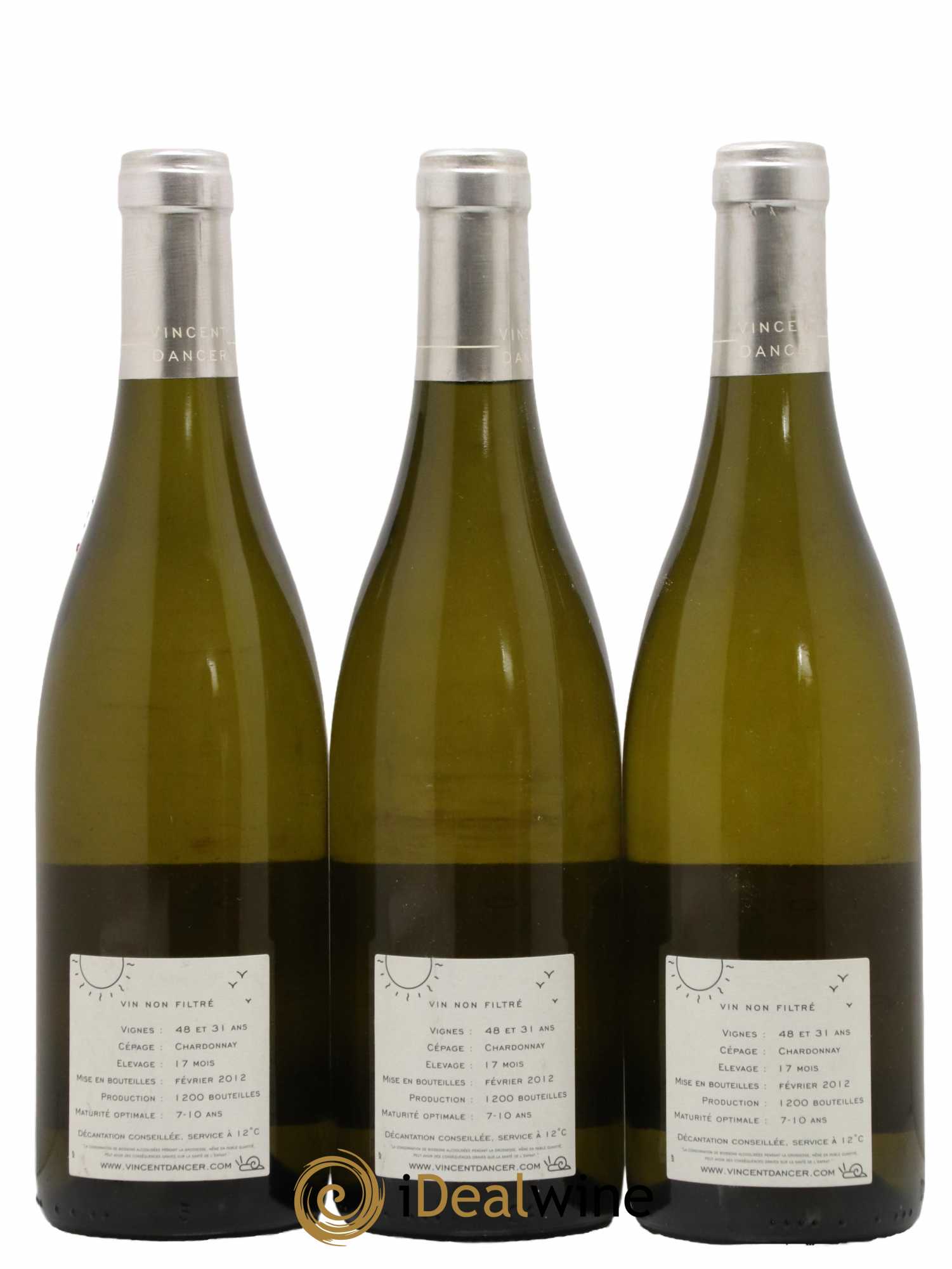 Meursault 1er Cru Perrières Vincent Dancer 2010 - Lot de 3 bouteilles - 1