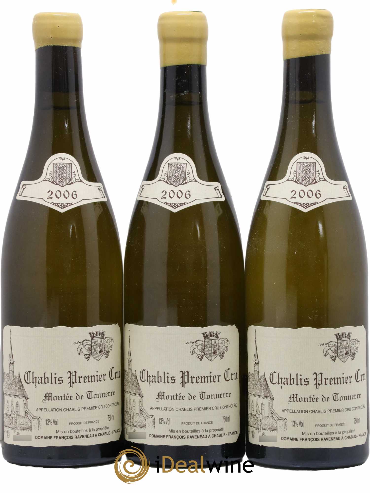 Chablis 1er Cru Montée de Tonnerre Raveneau (Domaine) 2006 - Lot de 3 bouteilles - 0