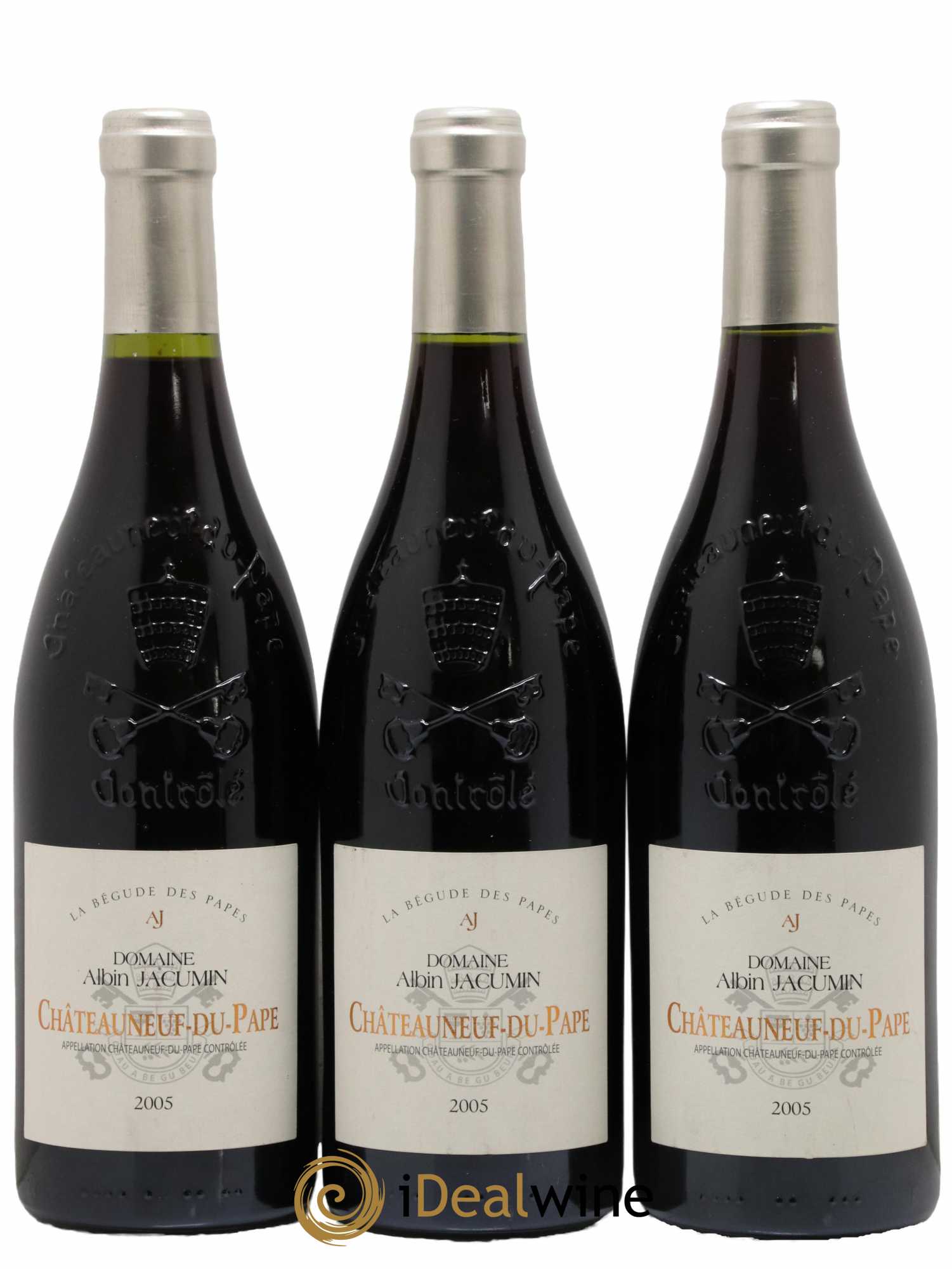 Châteauneuf-du-Pape Domaine Albin Jacumin 2005 - Lot de 3 bouteilles - 0
