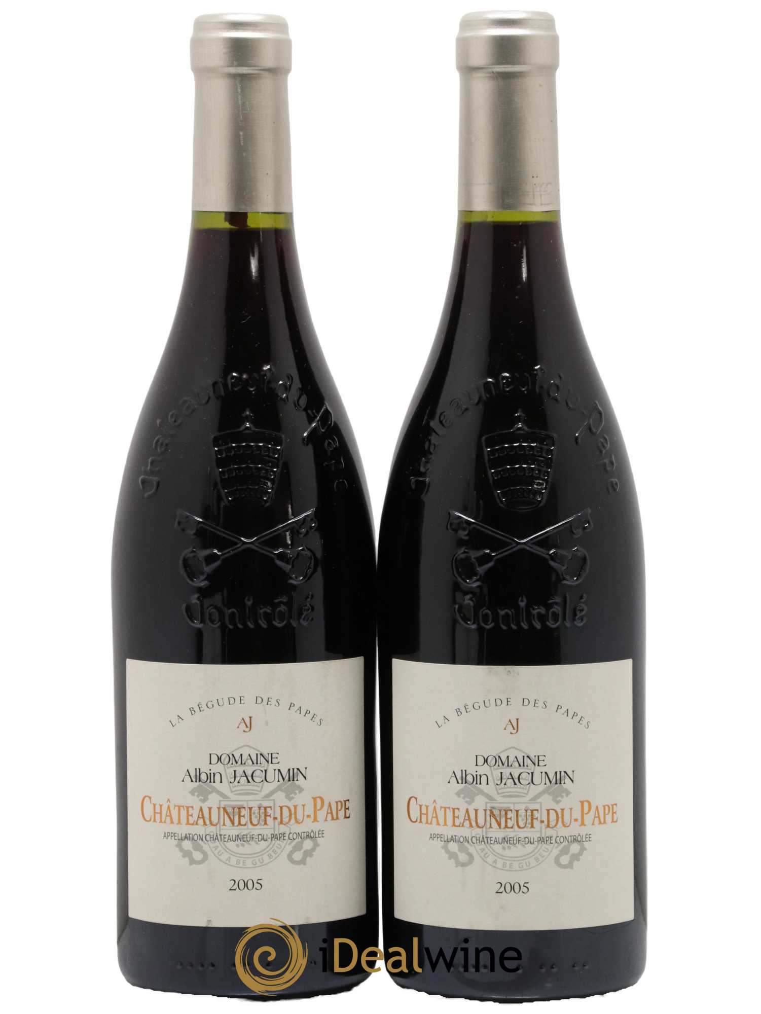 Châteauneuf-du-Pape Domaine Albin Jacumin 2005 - Lot de 2 bouteilles - 0