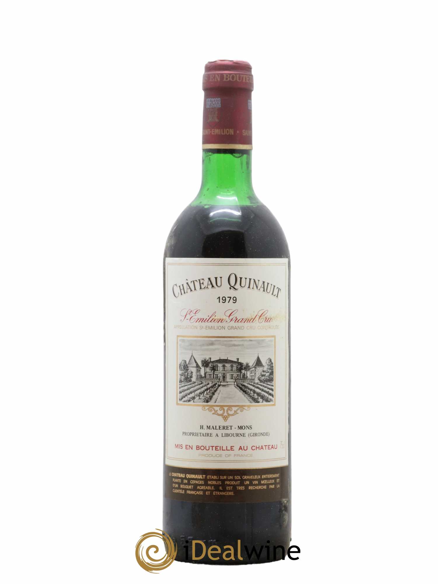 Saint-Émilion Château Quinault 1979 - Posten von 1 Flasche - 0