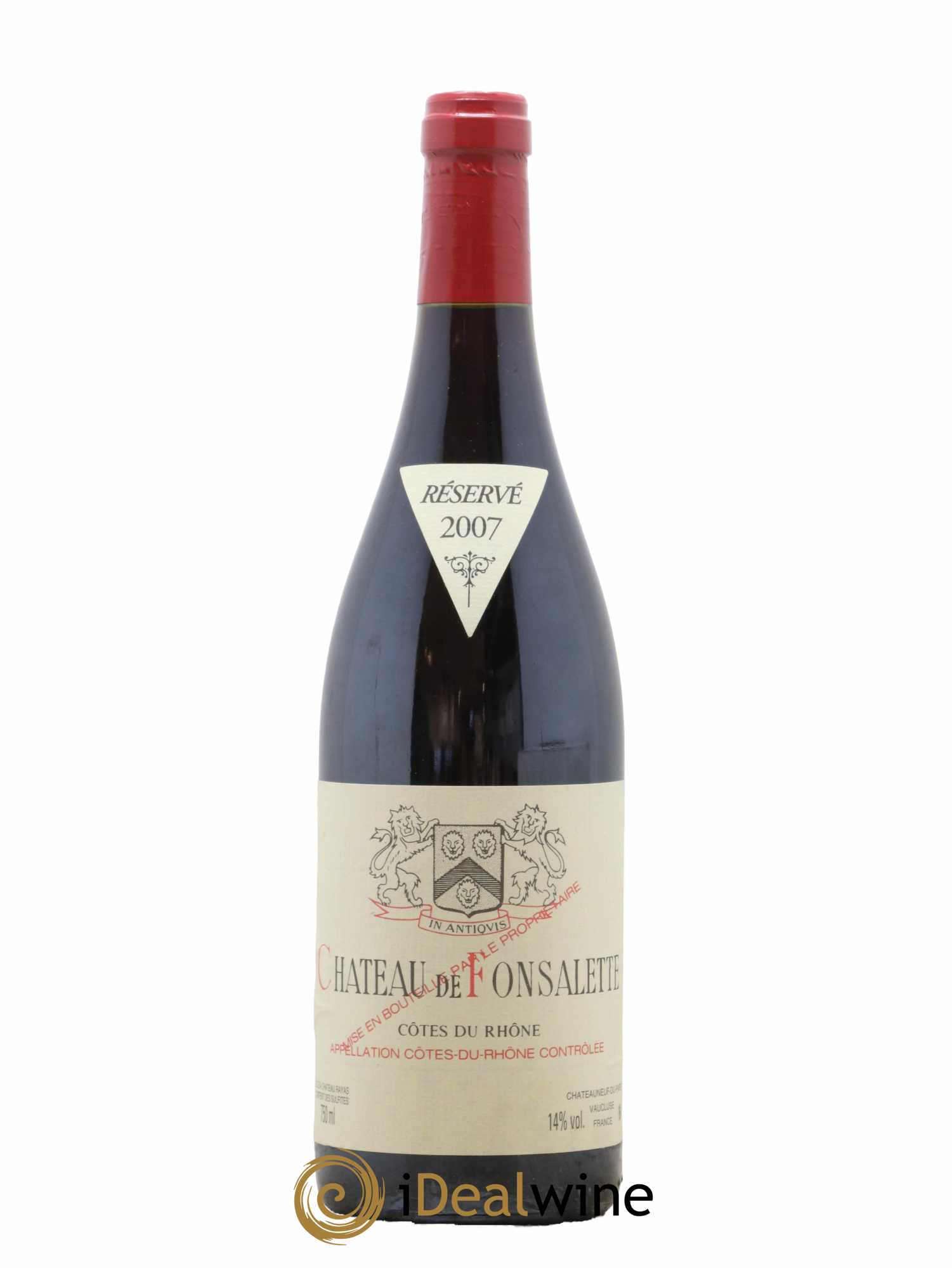 Côtes-du-Rhône Château de Fonsalette Emmanuel Reynaud 2007 - Lot de 1 bouteille - 0