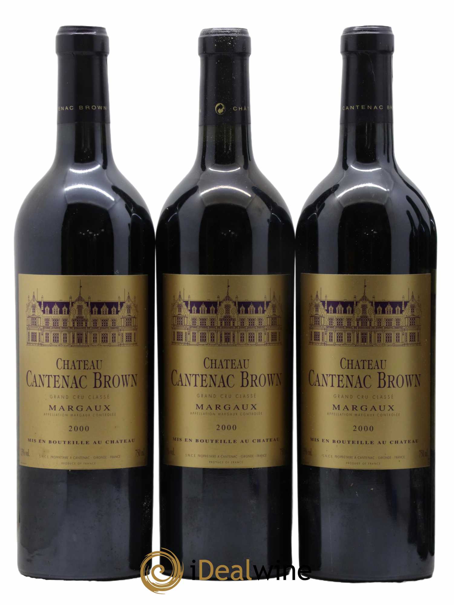 Château Cantenac Brown 3ème Grand Cru Classé 2000 - Lot de 6 bouteilles - 2