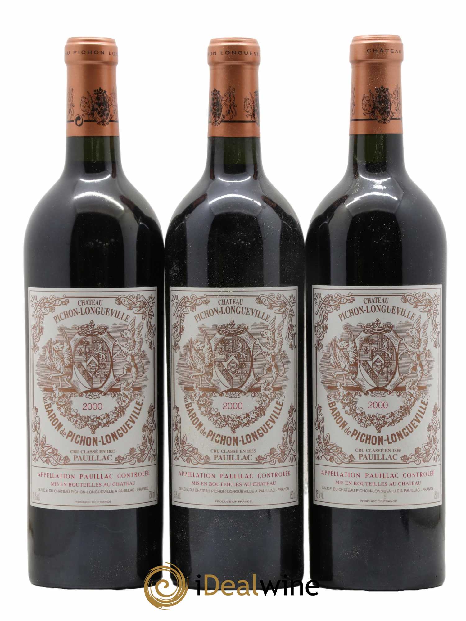Pichon Longueville Baron 2ème Grand Cru Classé 2000 - Lot de 6 bouteilles - 2