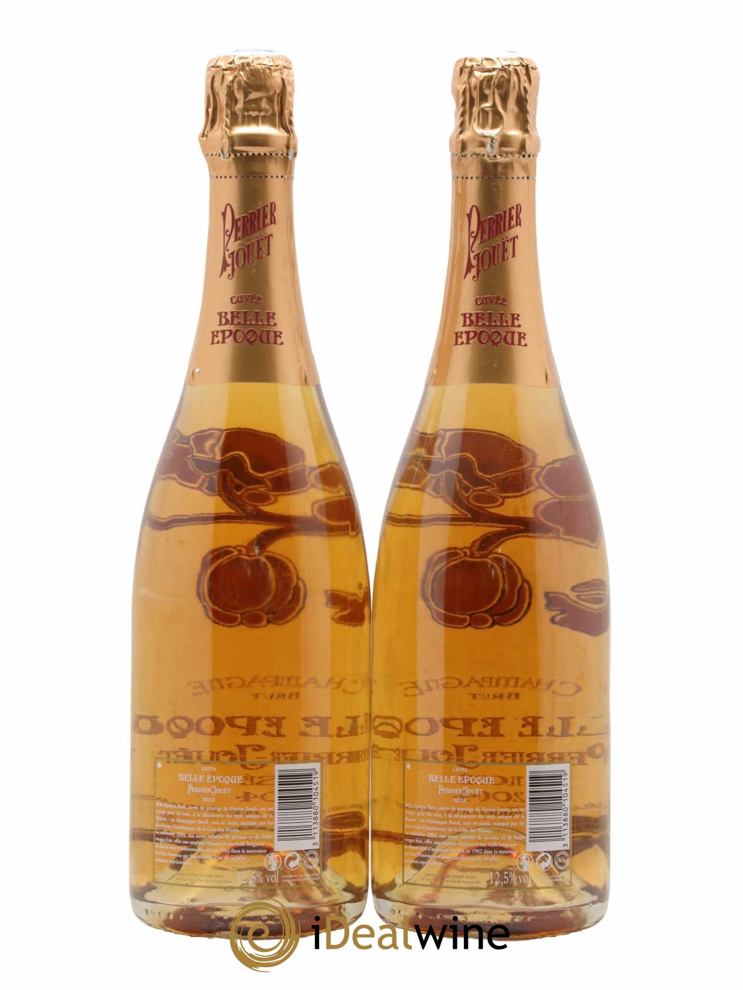 Cuvée Belle Epoque Perrier-Jouët 2004 - Lot de 2 bouteilles - 1