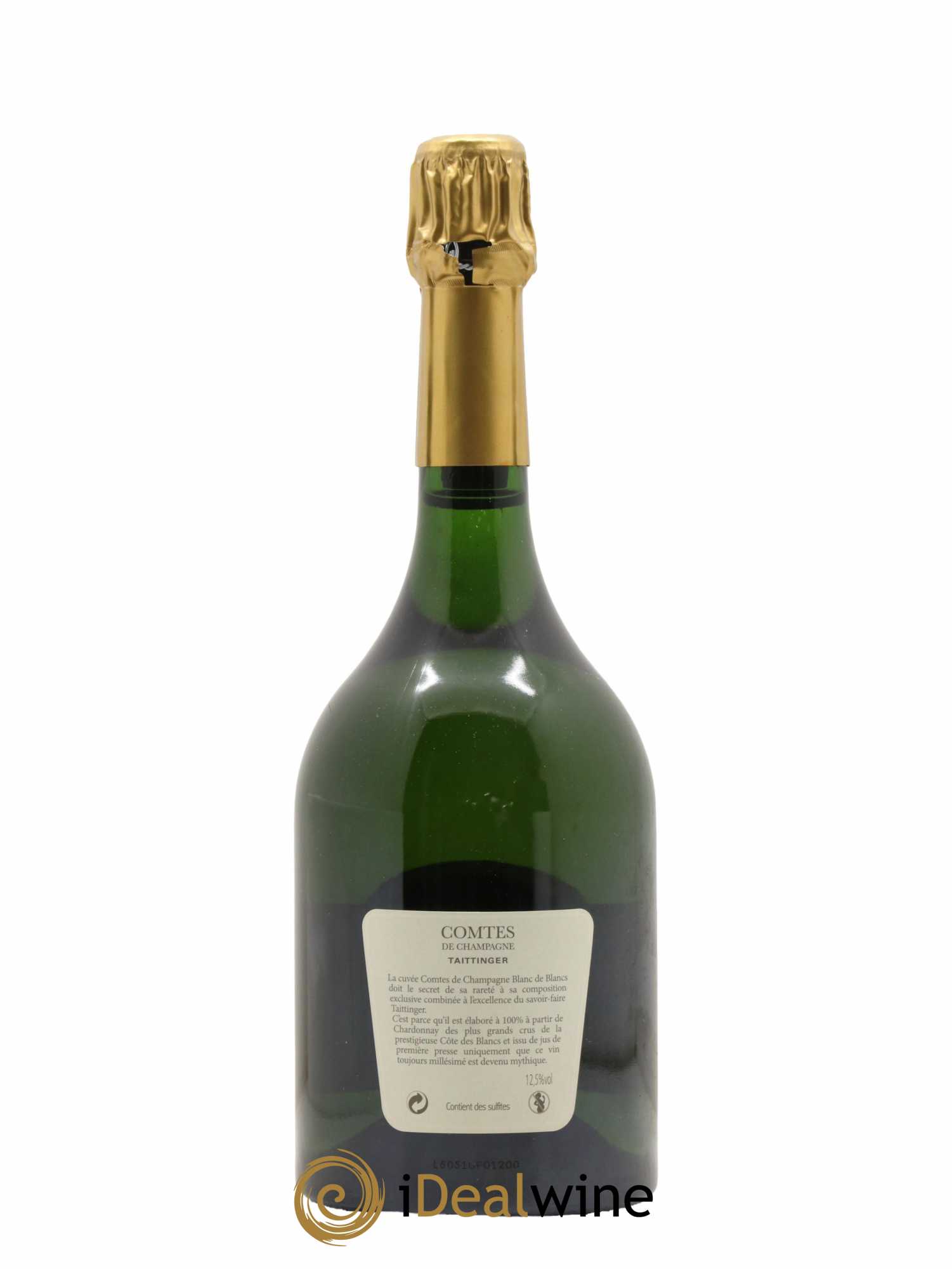 Comtes de Champagne Taittinger Blanc de Blancs 2006 - Lot de 1 bouteille - 1