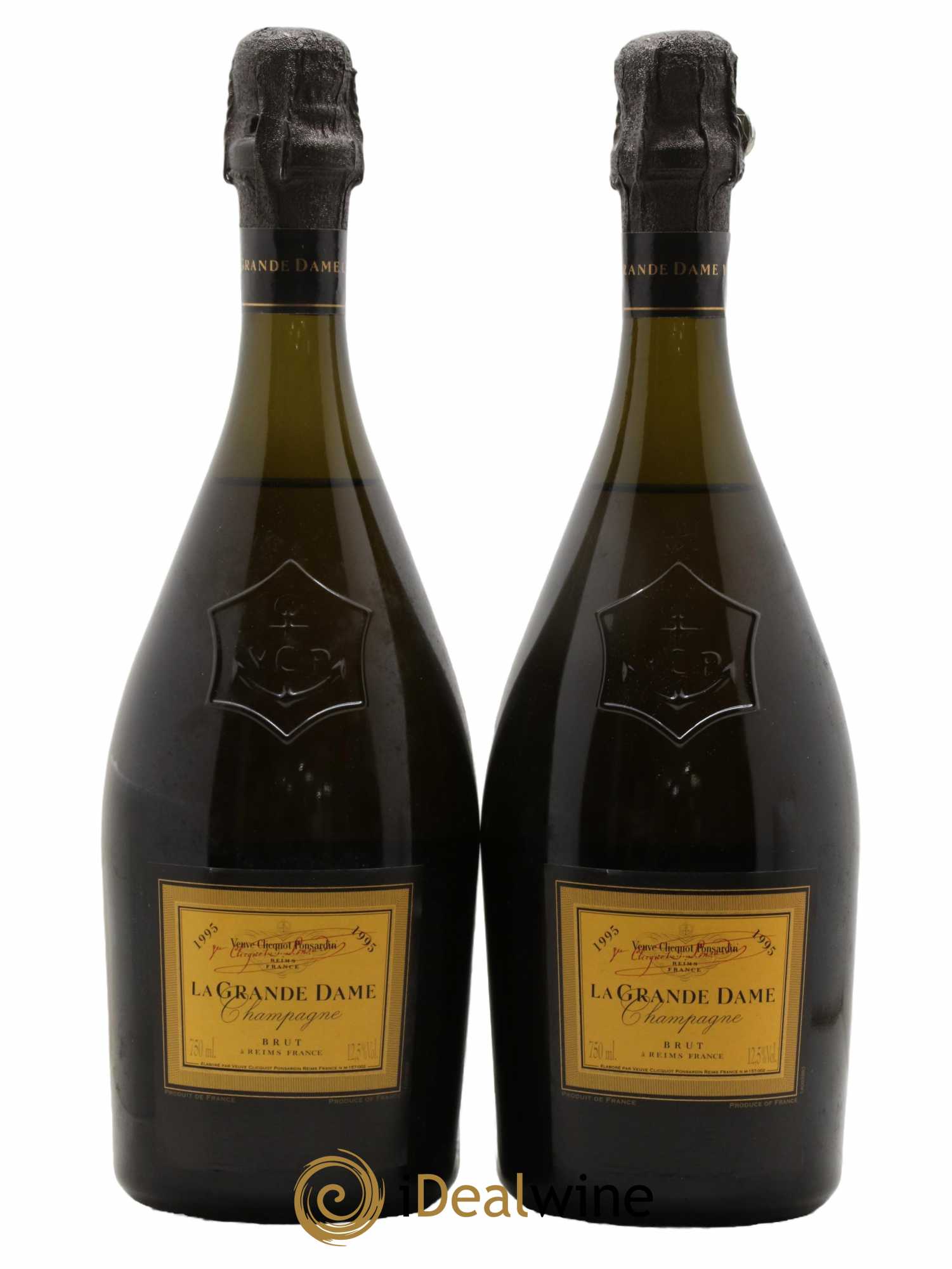 La Grande Dame Veuve Clicquot 1995 - Lot de 2 bouteilles - 1