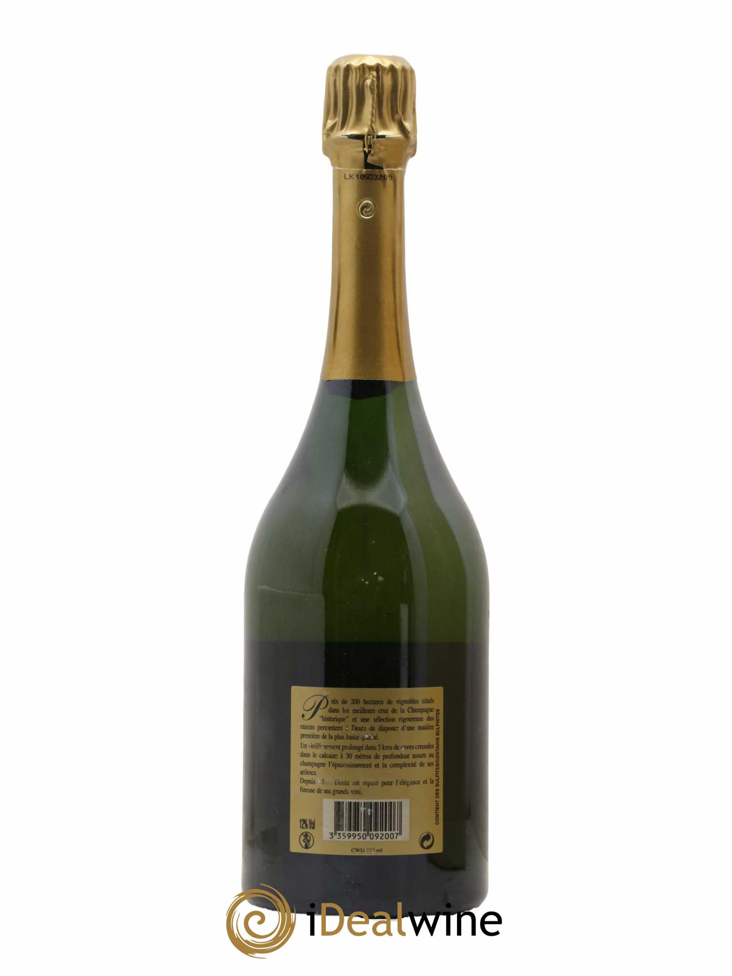 Amour de Deutz Brut Deutz 1999 - Lot de 1 bouteille - 2