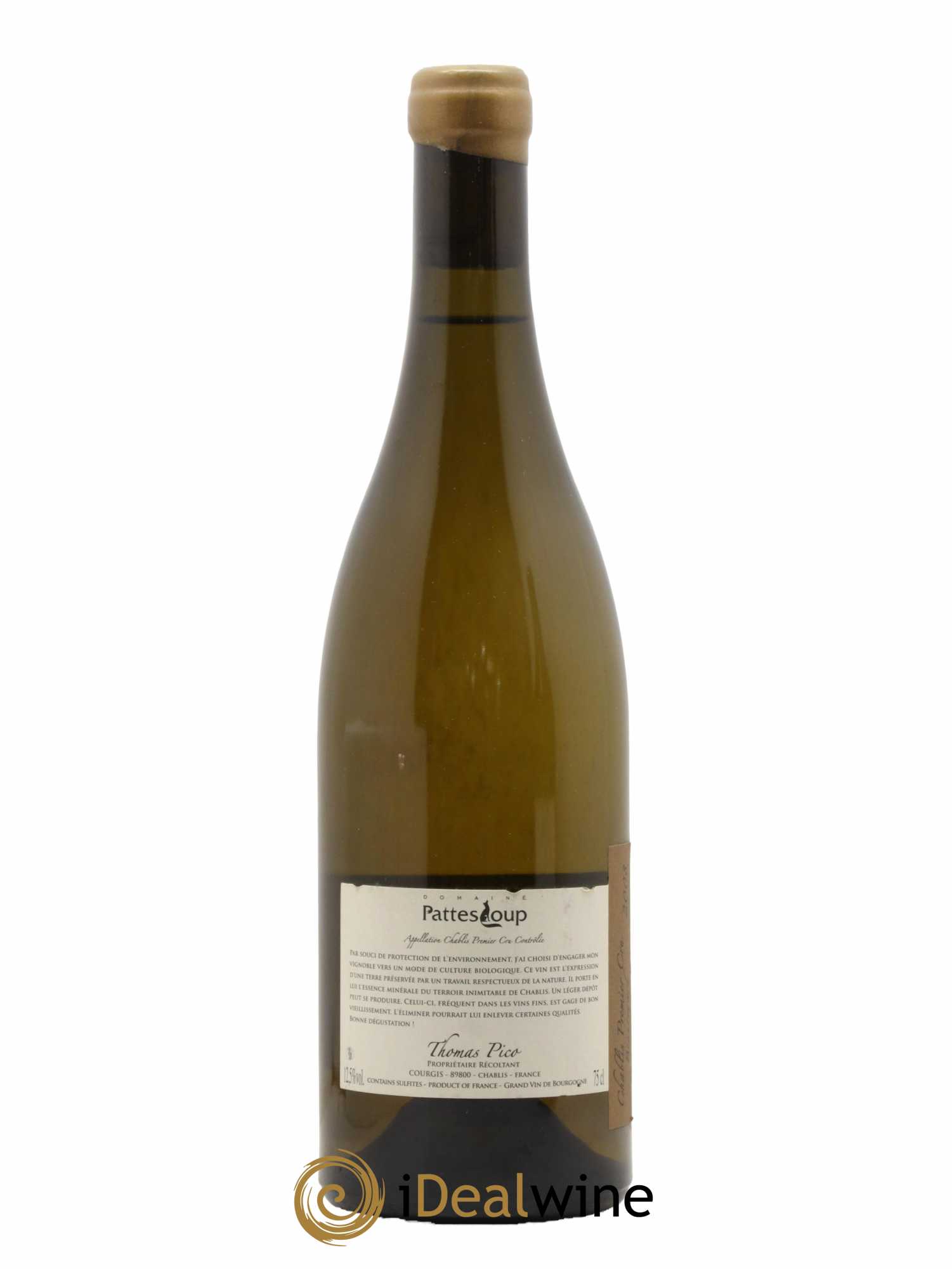 Chablis 1er Cru Beauregard Pattes Loup (Domaine) 2008 - Lot de 1 bouteille - 1