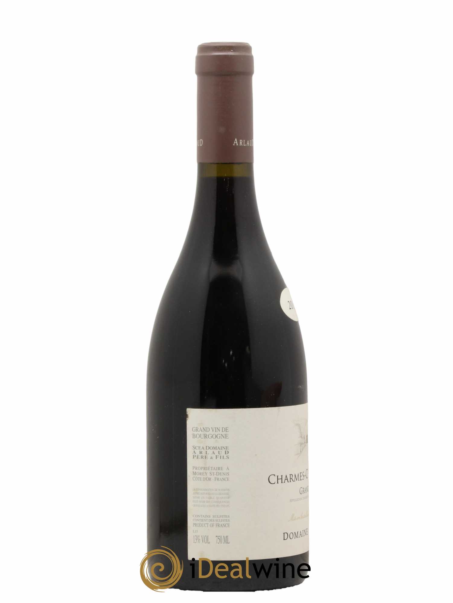 Charmes-Chambertin Grand Cru Arlaud 2011 - Lot de 1 bouteille - 1