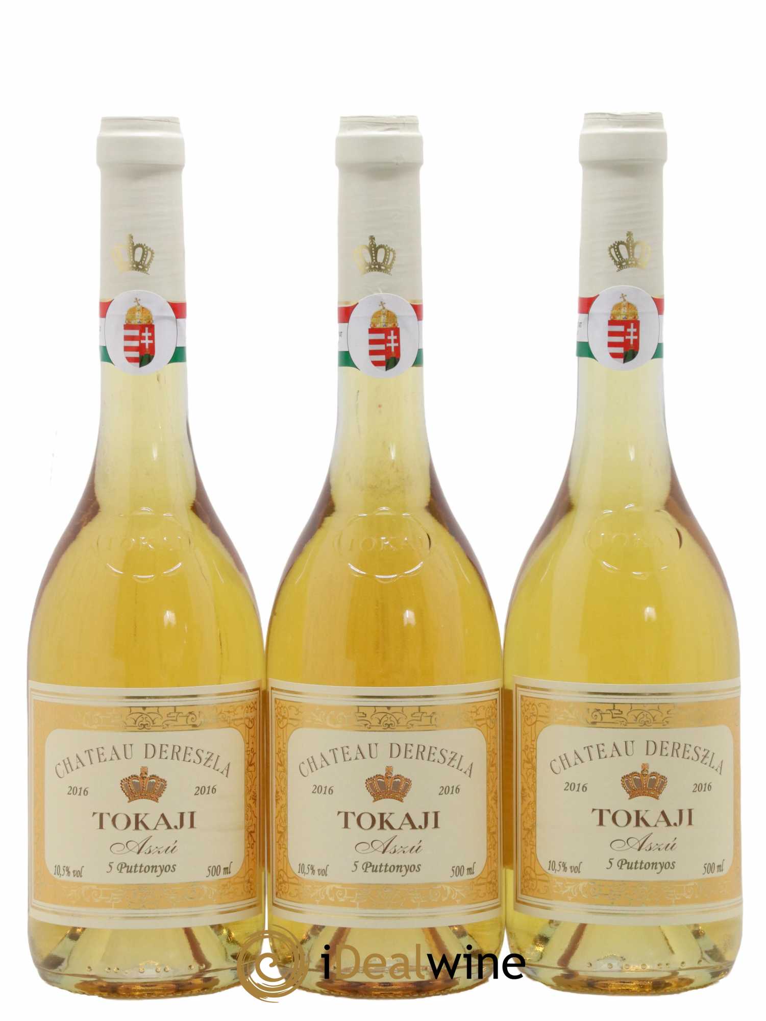 Tokaji Aszu 5 Puttonyos Château Dereszla 2016 - Lotto di 3 bottiglie - 0