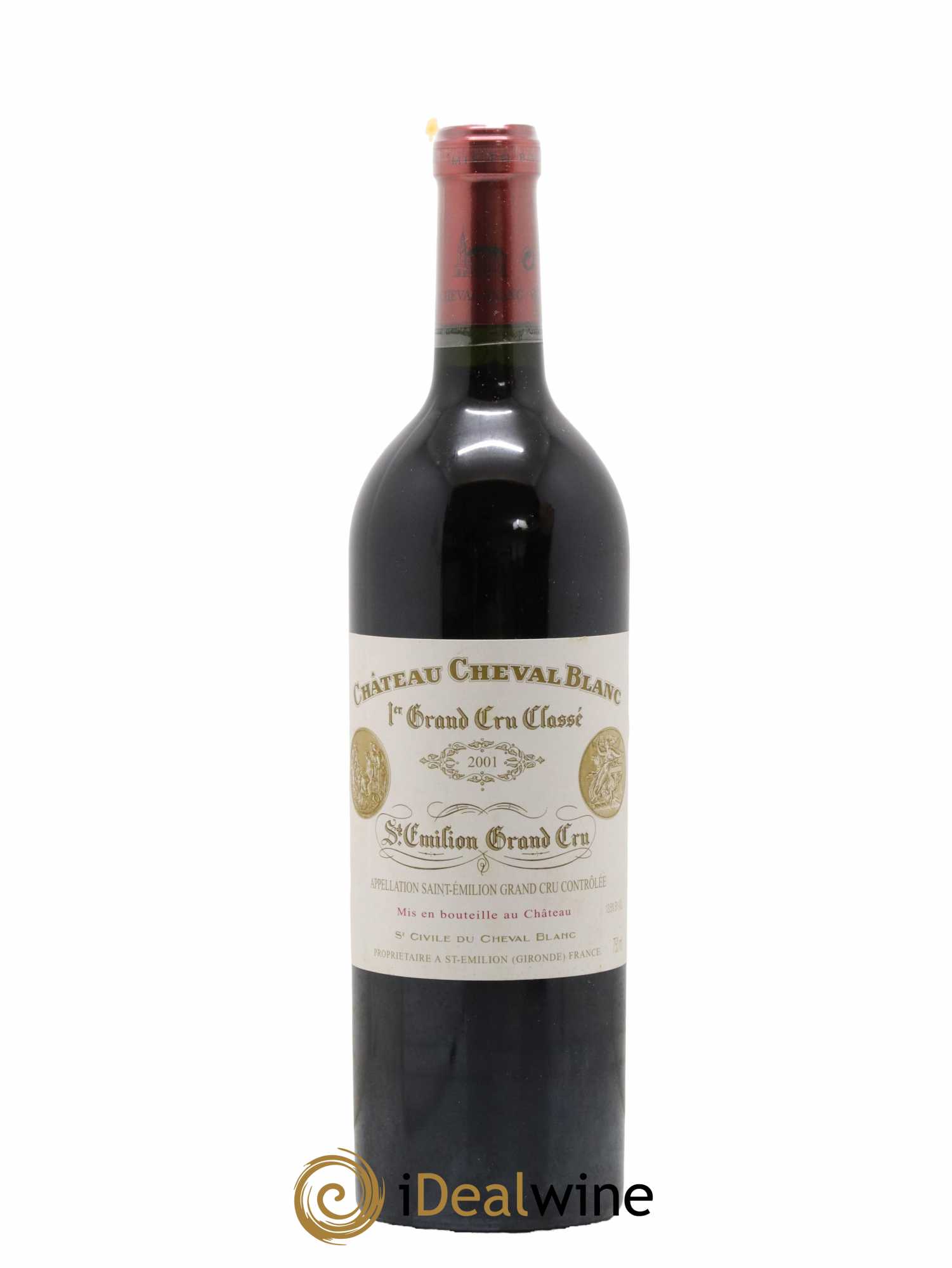 Château Cheval Blanc 1er Grand Cru Classé A 2001 - Lot de 1 bouteille - 0