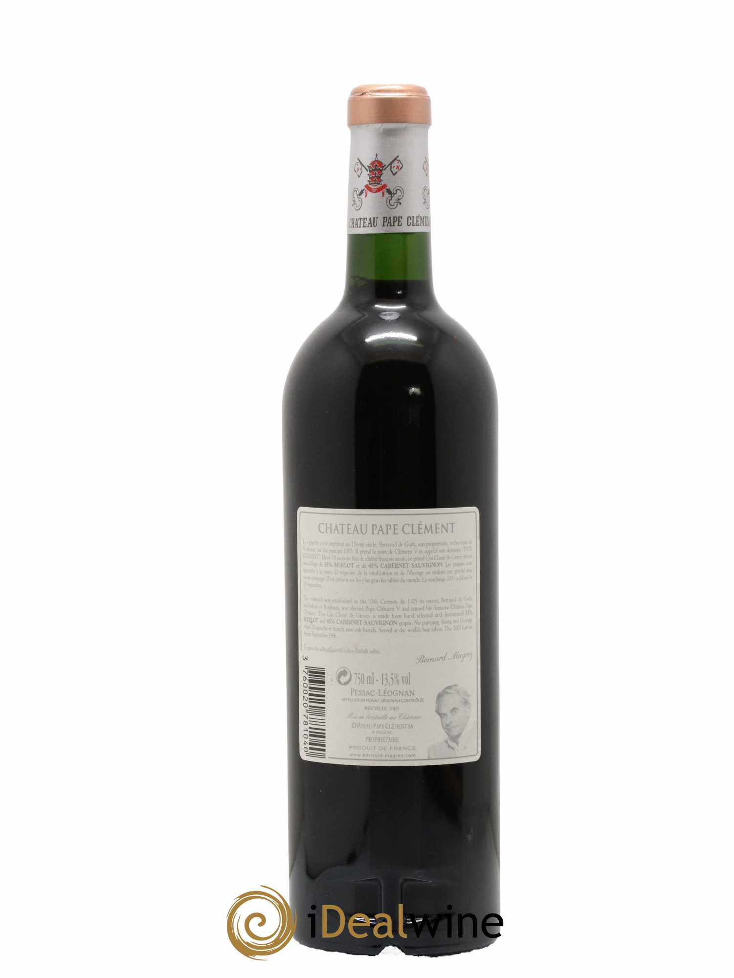 Château Pape Clément Cru Classé de Graves 2005 - Lot de 1 bouteille - 1